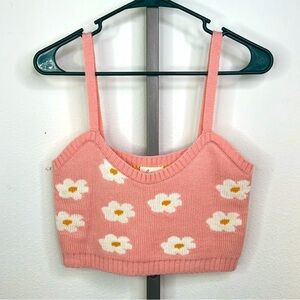 NEW Boho Floral Cropped Tank NWT